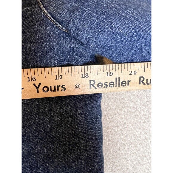 A/X Armani Exchange Denim Jacket Sherpa Lined Trucker Teen Size 14A 166cm - Picture 7 of 10